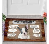 paillasson Exterieur Entree Bouledogue français 1 Visite chez Moi Paillasson