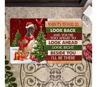 paillasson Exterieur Entree Boxer de Noël Regardez Juste à côté de Vous Paillasson