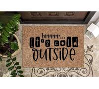 paillasson Exterieur Entree BRR, il Fait Froid Dehors ! Paillasson de Noël d'hiver