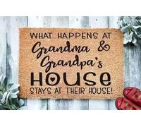 paillasson Exterieur Entree Ce Qui se Passe chez Grand-mère et Grand-père Reste chez eux.
