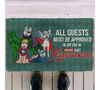 paillasson Exterieur Entree Cette Maison est protégée par Le paillasson Husky Easy Clean Welcome Doormat