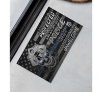 paillasson Exterieur Entree Cette Maison est protégée par Le Seigneur et Un Policier Hors Service. Vous pourriez Les Rencontrer Tous Les Deux si Vous entrez. Paillasson indésirable