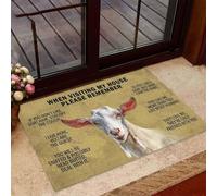 paillasson Exterieur Entree Chèvre Quand Je Visite ma Maison Paillasson