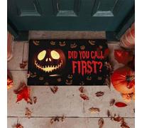 paillasson Exterieur Entree Citrouille d'halloween Avez-Vous appelé en Premier Paillasson