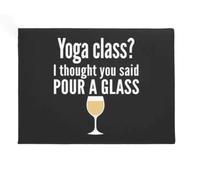 paillasson Exterieur Entree Cours de Yoga ? Je croyais Que tu avais Dit « Verre » ? Paillasson en Verre, Cadeau pour Les Amateurs de Yoga