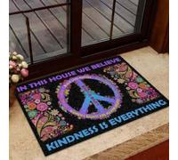 paillasson Exterieur Entree dans Cette Maison, Nous croyons Que la gentillesse est primordiale. Paillasson d'intérieur et d'extérieur
