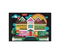 paillasson Exterieur Entree dans Cette Maison, Nous croyons Que la Vie des Noirs Compte - Les Droits des Femmes sont des Droits Humains