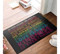 paillasson Exterieur Entree dans Cette Maison, Nous croyons Que la Vie des Noirs Compte - Paillasson d'intérieur et d'extérieur « Égalit頻