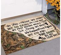 paillasson Exterieur Entree dans Cette Maison, on Chasse ! Paillasson Humoristique pour Les passionnés de Chasse