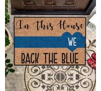 paillasson Exterieur Entree dans Cette Maison - Paillasson « Nous soutenons Les Forces de l'ordre »