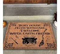paillasson Exterieur Entree dans ma Maison - Tapis de Bienvenue Facile à Nettoyer