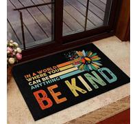 paillasson Exterieur Entree dans Un Monde où Tout est Possible, Soyez Gentil. Paillasson Hippie