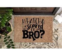 paillasson Exterieur Entree De Quoi as-tu Peur, mec ? Tapis de Porte d'halloween