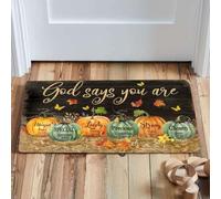 paillasson Exterieur Entree Dieu Dit Que tu ES Une Citrouille - Paillasson d'halloween et de Thanksgiving