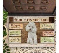 paillasson Exterieur Entree Dieu Le Caniche Dit Que tu ES Un paillasson