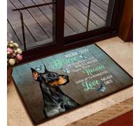 paillasson Exterieur Entree Doberman, Papillon, Quand tu Crois, Au-delà de ce Que tes Yeux Peuvent Voir, Le Ciel Montre, l'amour ne Meurt jamais, Paillasson