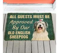 paillasson Exterieur Entree Doit être approuvé par Notre paillasson pour Chien de Berger Anglais (Pinscher)