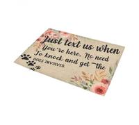 paillasson Exterieur Entree Envoyez-Nous Un SMS Quand Vous êtes arrivé(e)