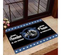 paillasson Exterieur Entree Être Grand-père est Un Honneur. Être Papa est Inestimable. Paillassons.