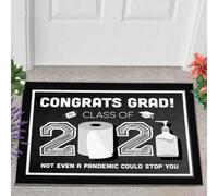 paillasson Exterieur Entree Félicitations aux diplômés de la 2021 ! Même Une pandémie n'a Pas PU Vous arrêter ! Paillasson Humoristique pour l'intérieur et l'extérieur