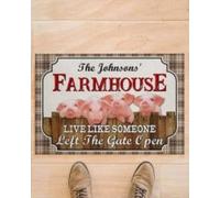 paillasson Exterieur Entree Ferme de cochons Vivre comme si Quelqu'un Avait laissé Le Portail Ouvert Paillasson