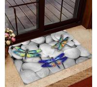 paillasson Exterieur Entree Foi, Espérance, Amour - Paillasson Libellule