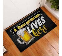 paillasson Exterieur Entree Ici VIT Un Buveur de bière - Cadeau Humoristique pour Les Amateurs de bière