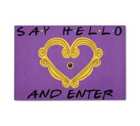 paillasson Exterieur Entree Idées de paillassons Wellcom Gifts pour Enseignants, paillasson « Dites Bonjour et entrez »