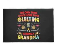 paillasson Exterieur Entree J'aime Plus Que Le Patchwork être Grand-mère. Paillasson d'intérieur et d'extérieur