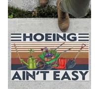 paillasson Exterieur Entree Jardiner, biner, C'est Pas Facile ! Paillasson Vintage Humoristique d'intérieur et d'extérieur