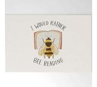 paillasson Exterieur Entree Je préférerais être Une Abeille en Train de Lire Le paillasson en Forme d'insecte