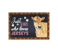 paillasson Exterieur Entree Juste Une Fille - Tapis d'entrée Jersey pour intérieur et extérieur