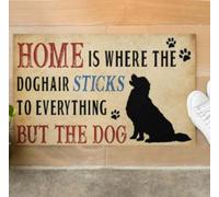 paillasson Exterieur Entree La Maison, C'est là où Les Poils de Chien disparaissent. Tapis de Bienvenue Facile à Nettoyer.