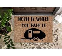 paillasson Exterieur Entree La Maison, C'est là où on se Gare. Paillasson de Camping.