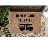 paillasson Exterieur Entree La Maison, C'est là où on se Gare. Tapis de Porte de Camping de Classe C