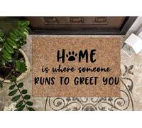 paillasson Exterieur Entree La Maison, C'est là où Quelqu'un Court Vous accueillir. Paillasson pour Chien.