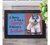 paillasson Exterieur Entree La Maison de Patinage à roulettes d'un Bichon frisé n'est Pas Un paillasson.