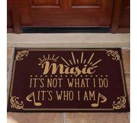 paillasson Exterieur Entree La Musique, ce n'est Pas ce Que Je Fais, C'est Qui Je suis. Paillasson.
