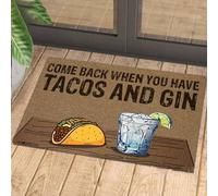 paillasson Exterieur Entree La Nourriture Traditionnelle revient Quand Vous Avez des Tacos et du gin