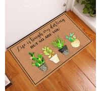 paillasson Exterieur Entree La Vie au Jardin est Dure, ma chérie, mais toi Aussi, paillasson.