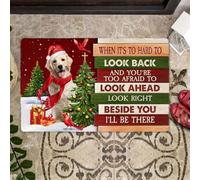 paillasson Exterieur Entree Labrador de Noël 3 Regarde Juste à côté de toi Paillasson