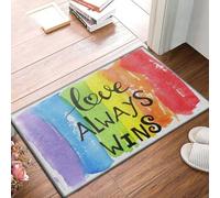 paillasson Exterieur Entree l'amour Triomphe Toujours - Paillasson LGBT