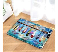 paillasson Exterieur Entree Le Dieu de la pêche Dit Que Vous êtes Un paillasson d'intérieur et d'extérieur