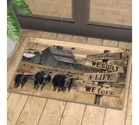 paillasson Exterieur Entree Les bovins Angus vivent comme si on Avait laissé la Porte Ouverte. Paillasson
