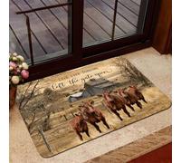 paillasson Exterieur Entree Les bovins Red Brangus vivent comme si on Avait laissé la Porte Ouverte. Paillasson