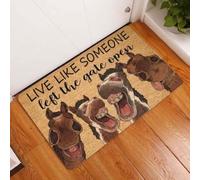 paillasson Exterieur Entree Les Chevaux vivent comme si on Avait laissé Le Portail Ouvert. Paillasson