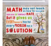 paillasson Exterieur Entree Les mathématiques ne Nous apprennent Peut-être Pas à Ajouter de l'amour ni à soustraire de la Haine. Paillasson