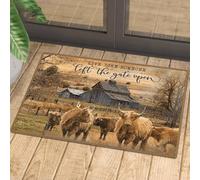 paillasson Exterieur Entree Les Vaches des Highlands vivent comme si Quelqu'un Avait laissé la Porte Ouverte. Paillasson