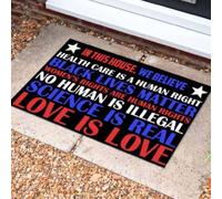 paillasson Exterieur Entree LGBT - dans Cette assemblée, Nous considérons Les Soins de santé comme Une atteinte aux Droits Humains.