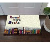 paillasson Exterieur Entree Lire Plus de Livres Cadeau Amusant pour Les Amoureux des Livres